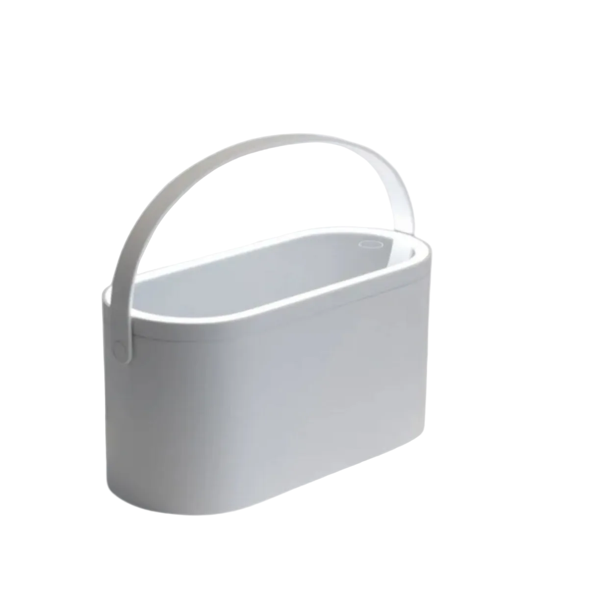 Valise beauté LED fermée coloris blanc