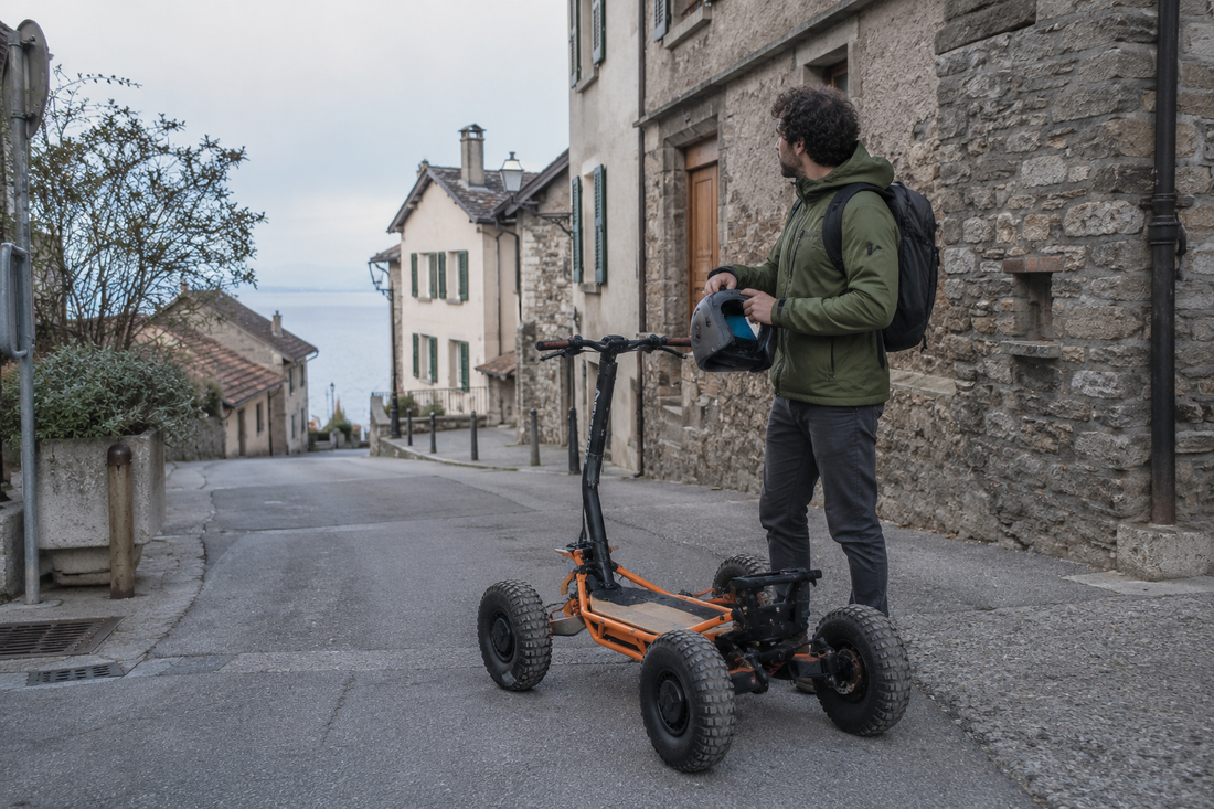 Mobilité électrique dans un village vaudois au bord du Léman