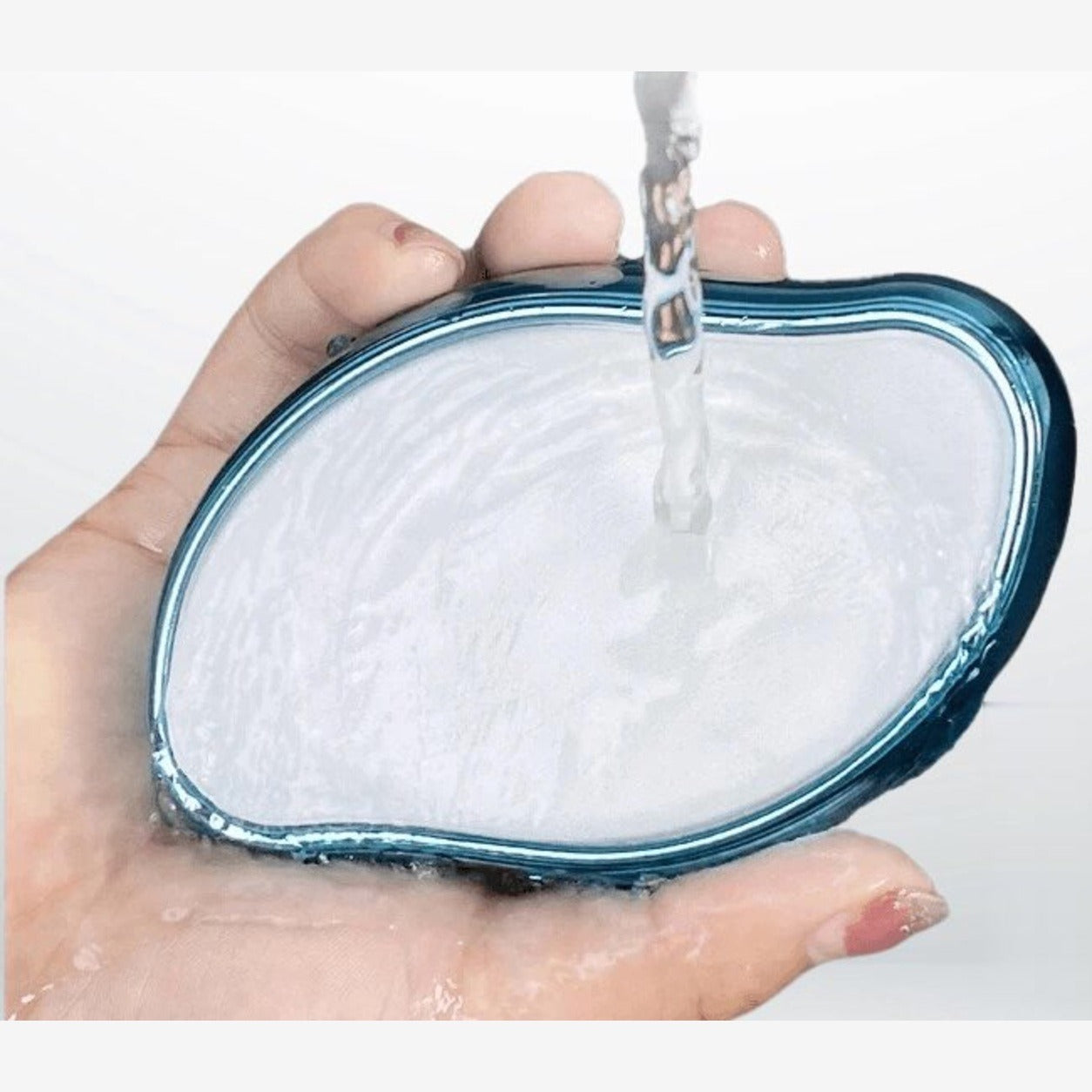 Effaceur nano-cristal bleu rincé sous l’eau