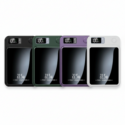 Chargeur magnétique – coloris noir, vert, violet et blanc