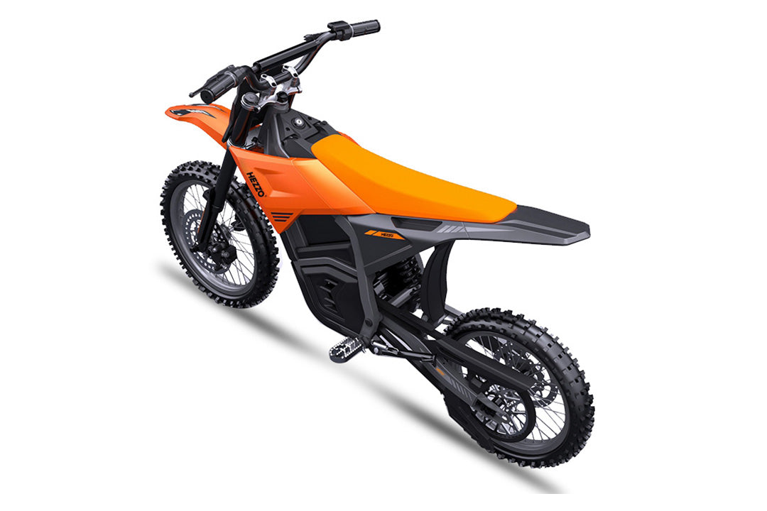 HEZZO D3 Pro orange – vue arrière trois-quarts