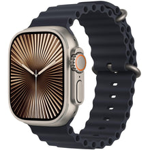 Montre connectée HK10 Ultra-A, boîtier argent et bracelet noir