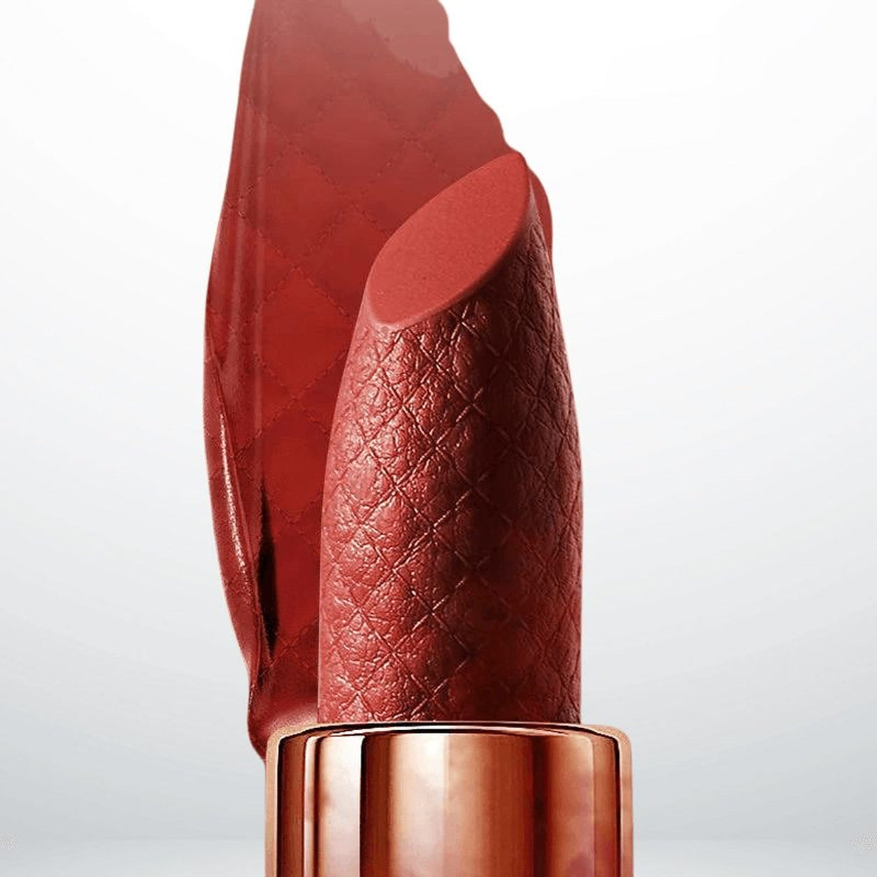 Rouge à lèvres HOMPAR, détail de la texture et de la teinte