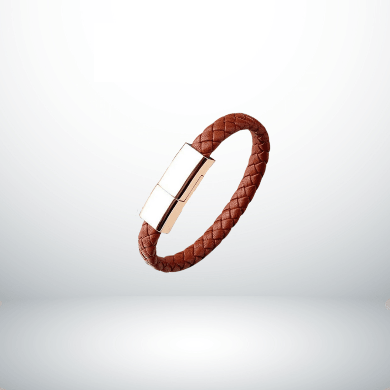 Majestic Connect – bracelet câble marron
