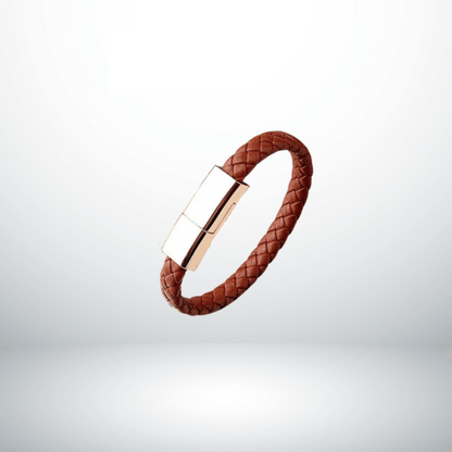 Majestic Connect – bracelet câble marron