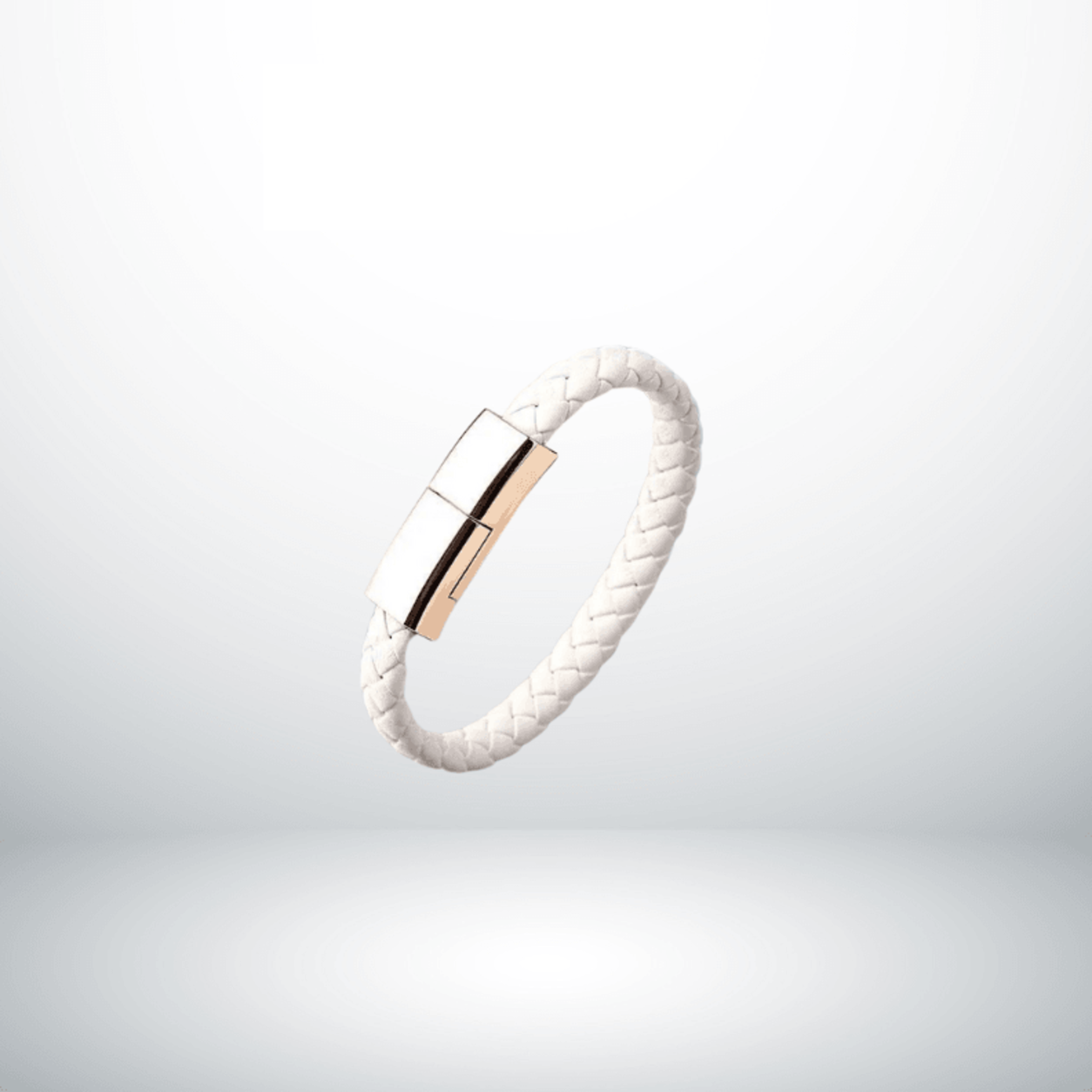 Majestic Connect – bracelet câble blanc