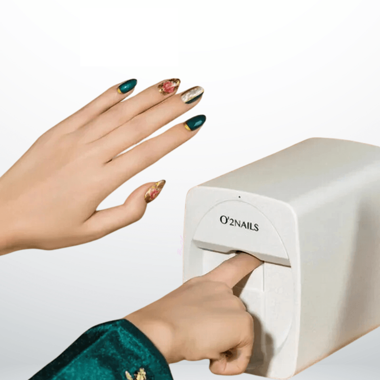 O’2NAILS M1 – impression sur ongle, modèle blanc