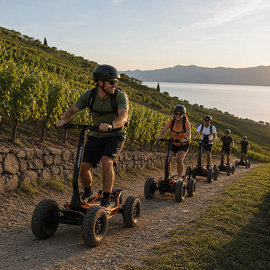 Ride & Wine — randonnée électrique dans les vignes