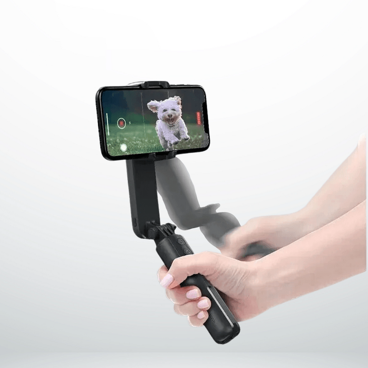 Stabilisateur Selfie L09 utilisé à la main