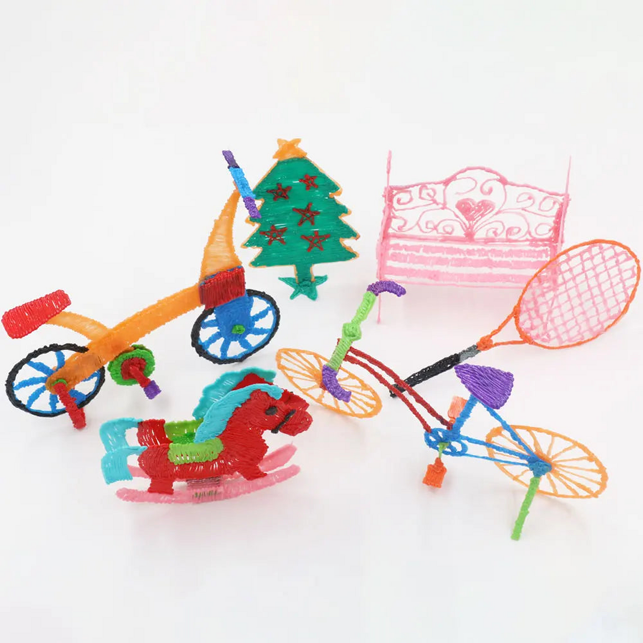 Exemples de créations réalisées avec le Stylo 3D Pro