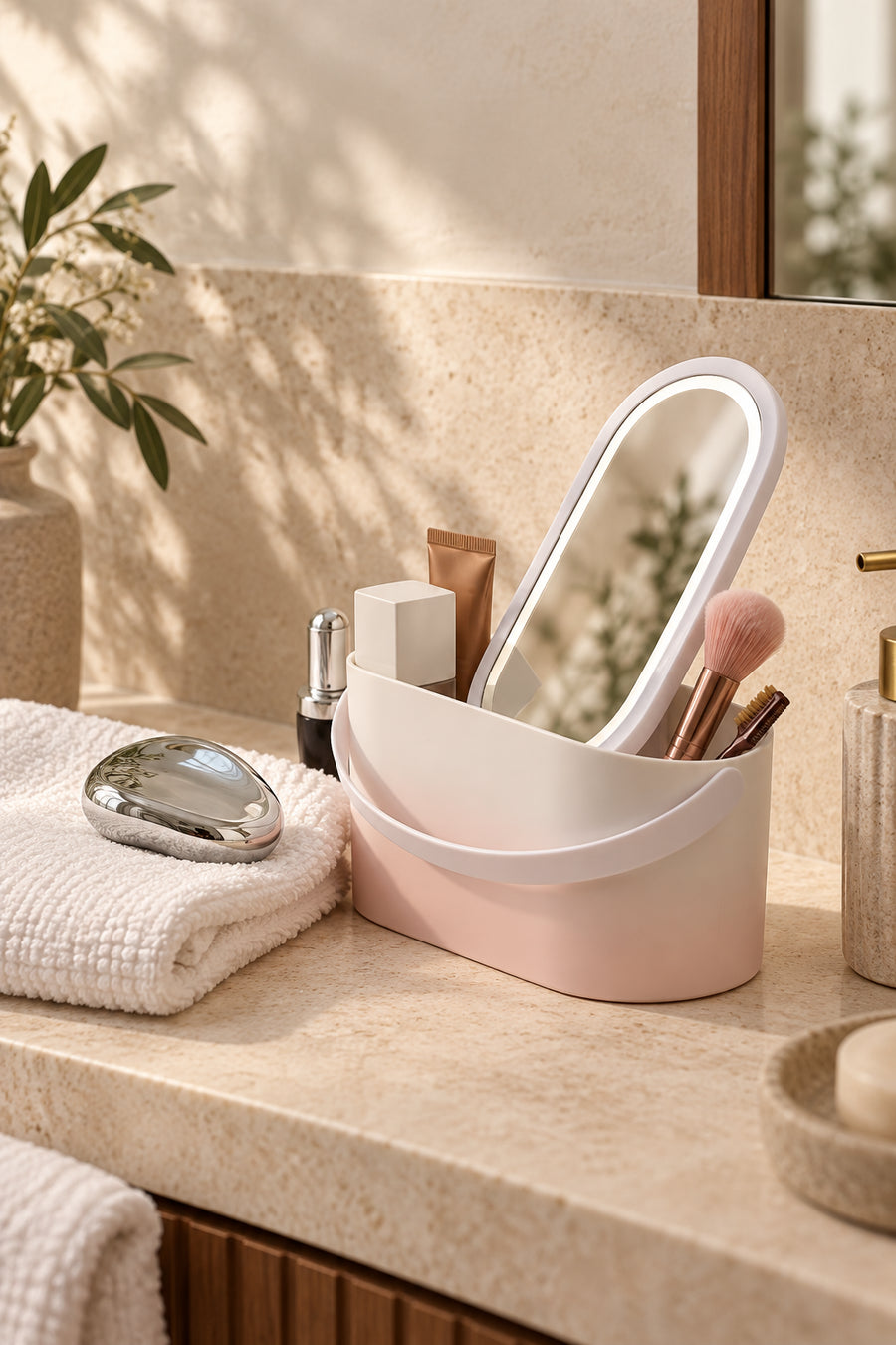 Valise Beauté LED et Effaceur nano-cristal