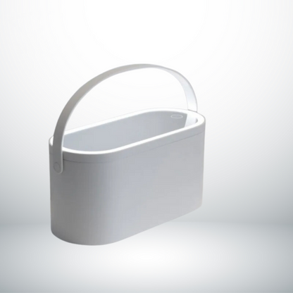 Valise beauté LED fermée coloris blanc