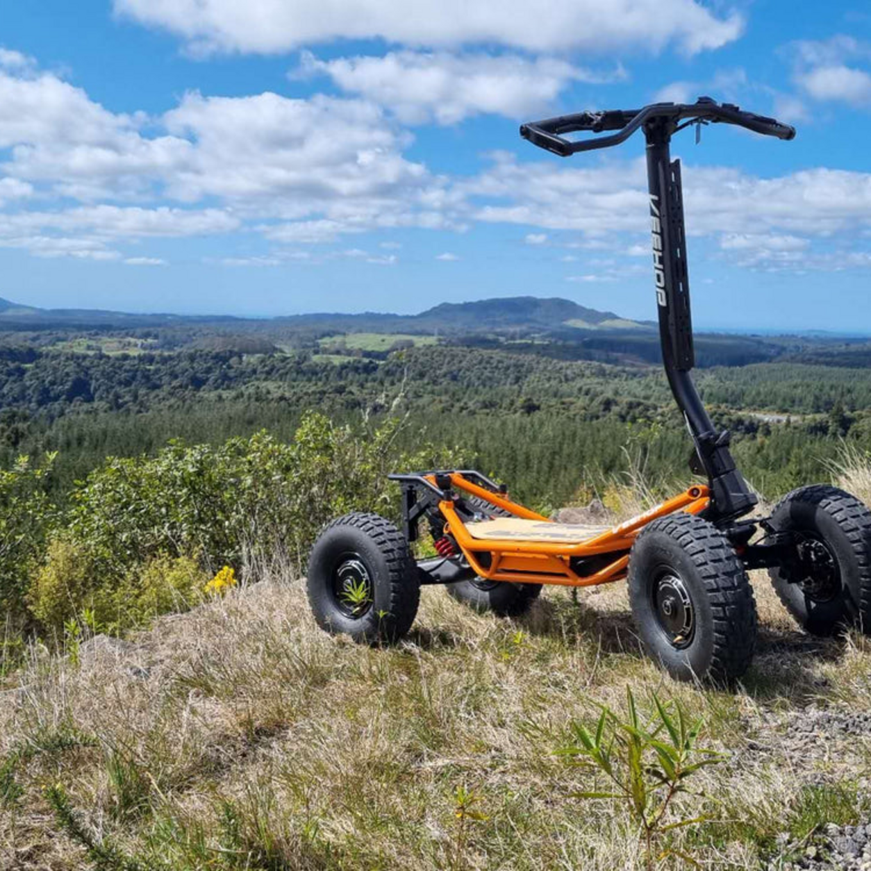 VEE-HOP 4x4 électrique sur un terrain naturel
