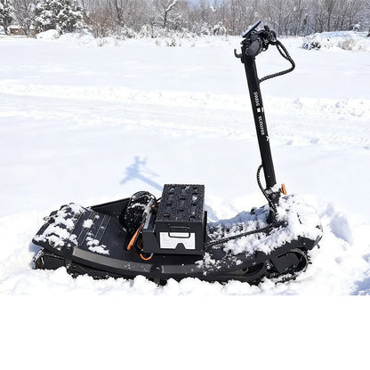 Youmota S30 à chenille sur la neige – vue latérale
