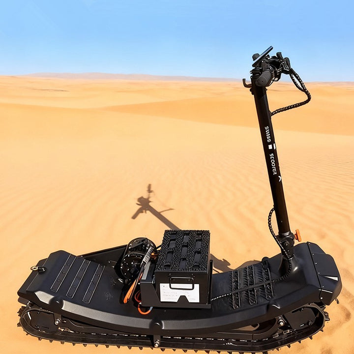 Youmota S30 électrique sur le sable – vue latérale