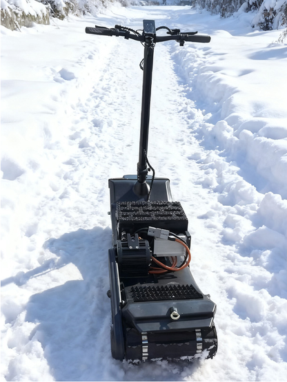 Youmota S30 électrique sur la neige – vue avant